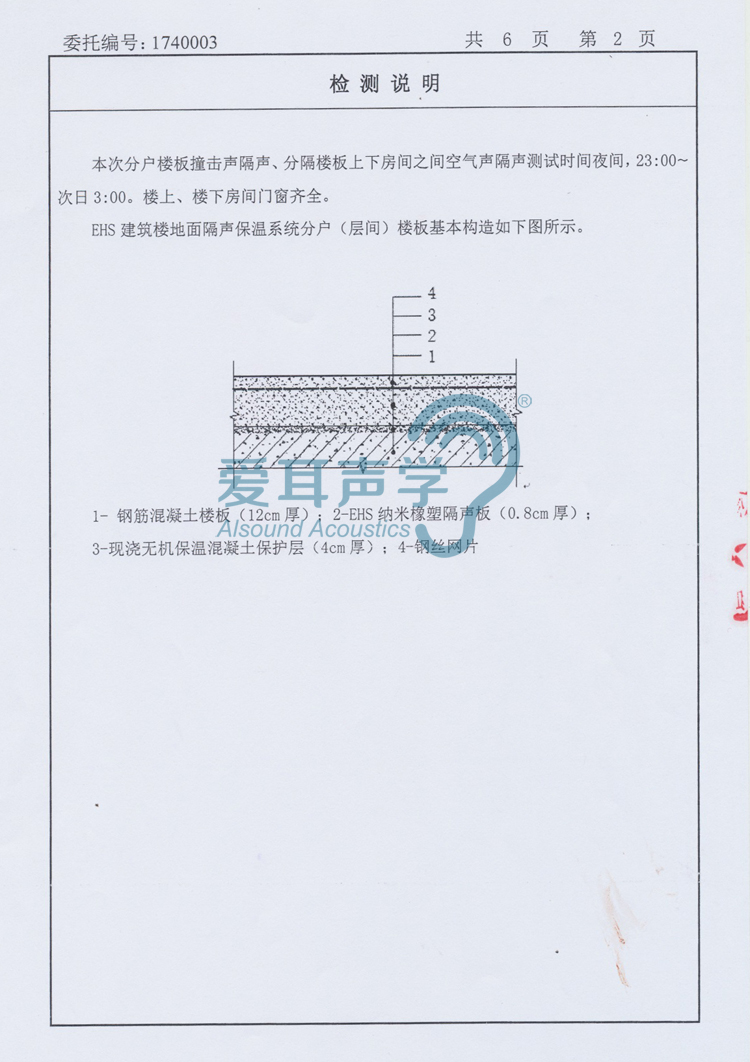 爱耳建筑楼地面隔声保温系统 爱耳建筑楼地面隔声保温系统